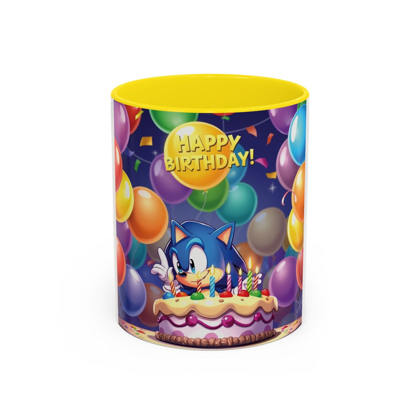 Sonic Birthday Party Gift mug Dutch Design