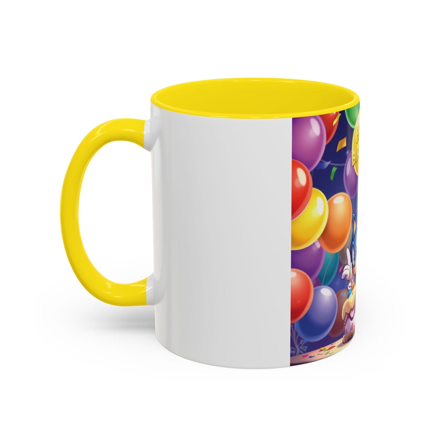 Sonic Birthday Party Gift mug Dutch Design