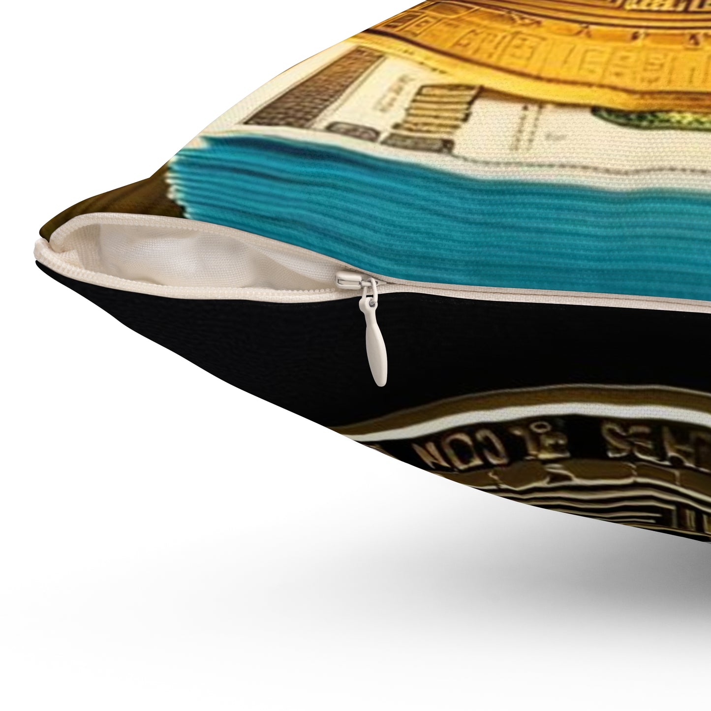 Bitcoin Square Pillow