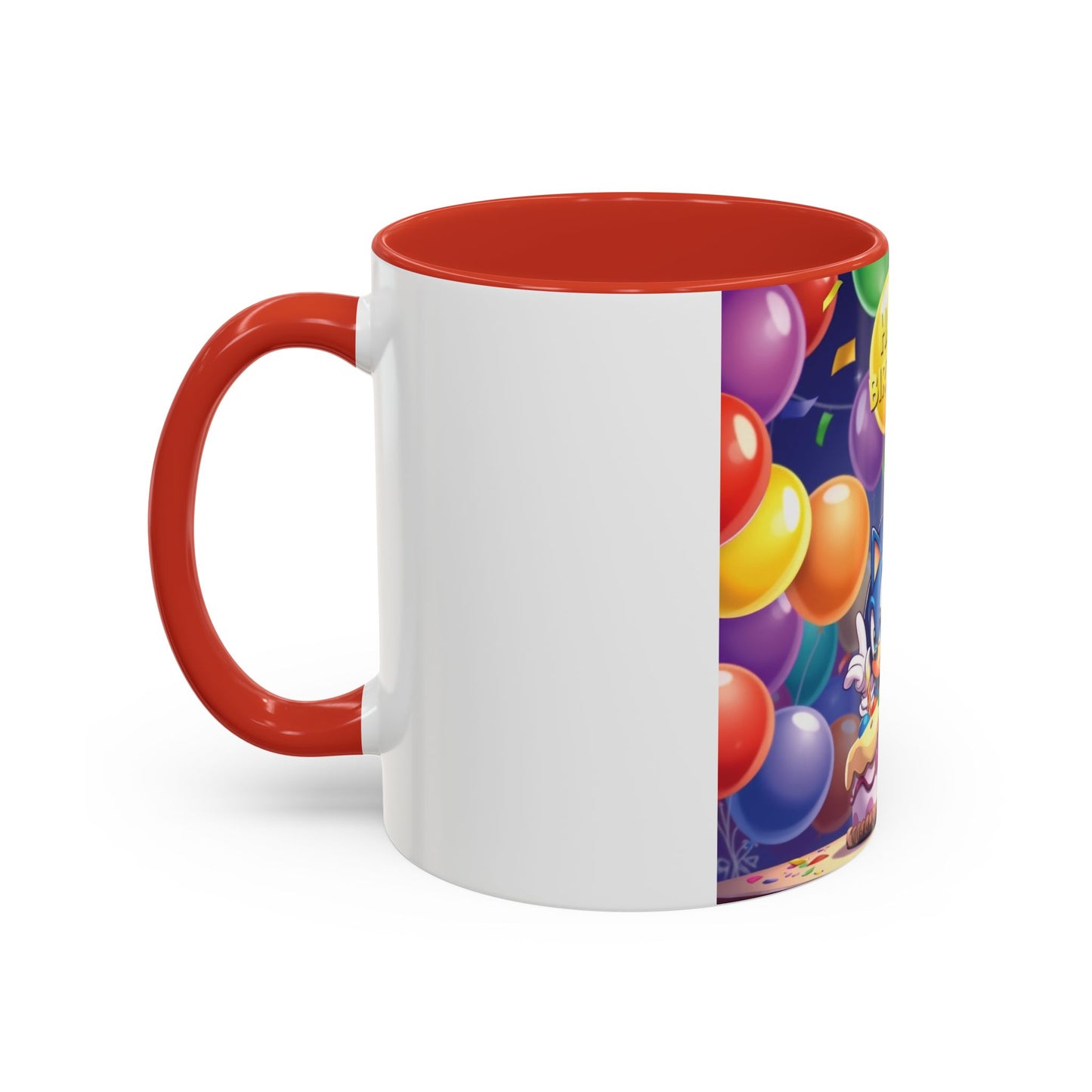 Sonic Birthday Party Gift mug Dutch Design