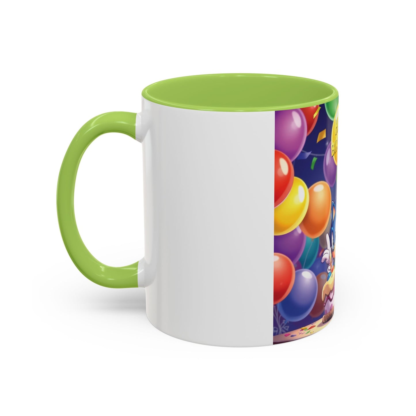 Sonic Birthday Party Gift mug Dutch Design