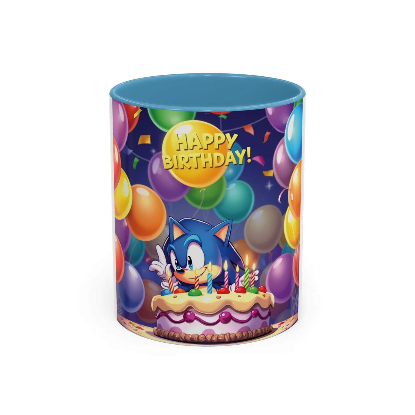 Sonic Birthday Party Gift mug Dutch Design