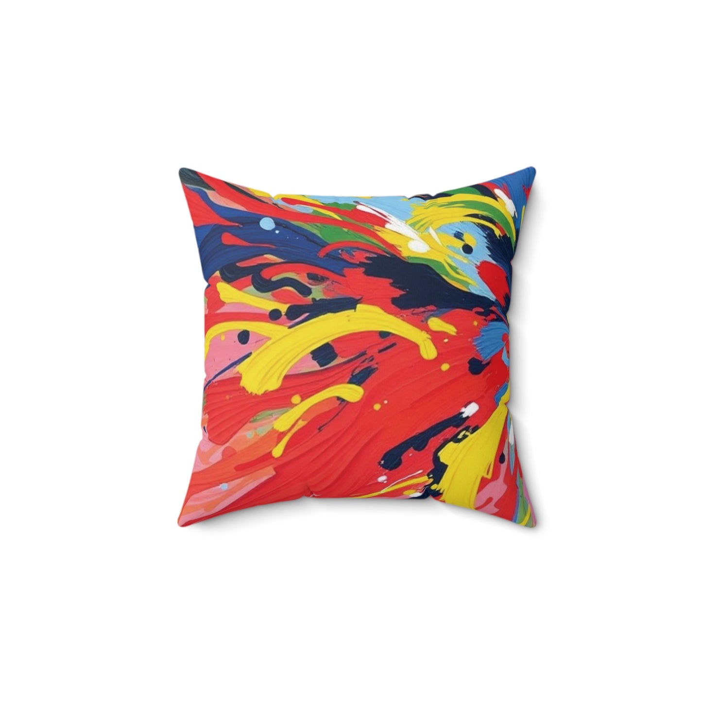 Spun Polyester Square Cushion sustainably recycled