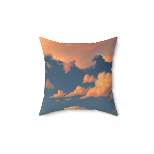 Square Pillow Handgemaakte Design - The Sky is the Limit