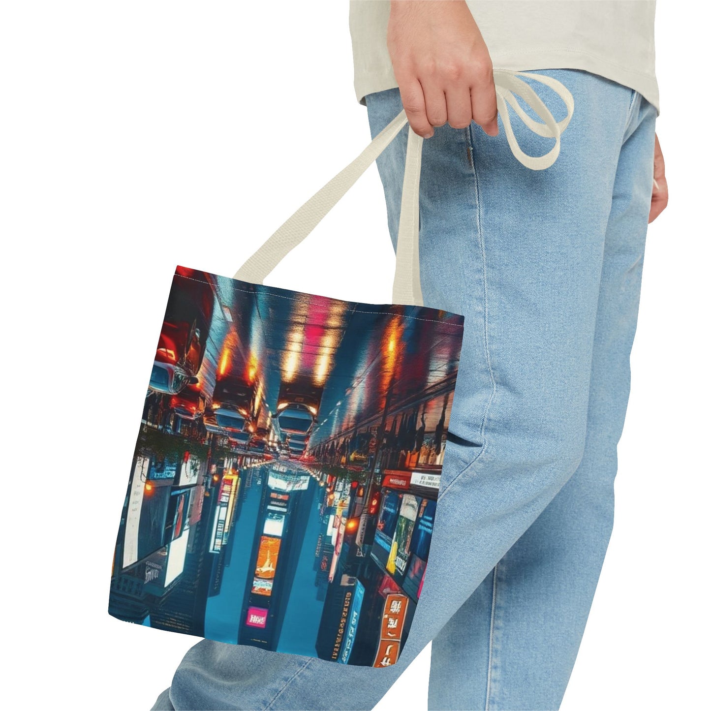 Tote Bag - the world turned upside down