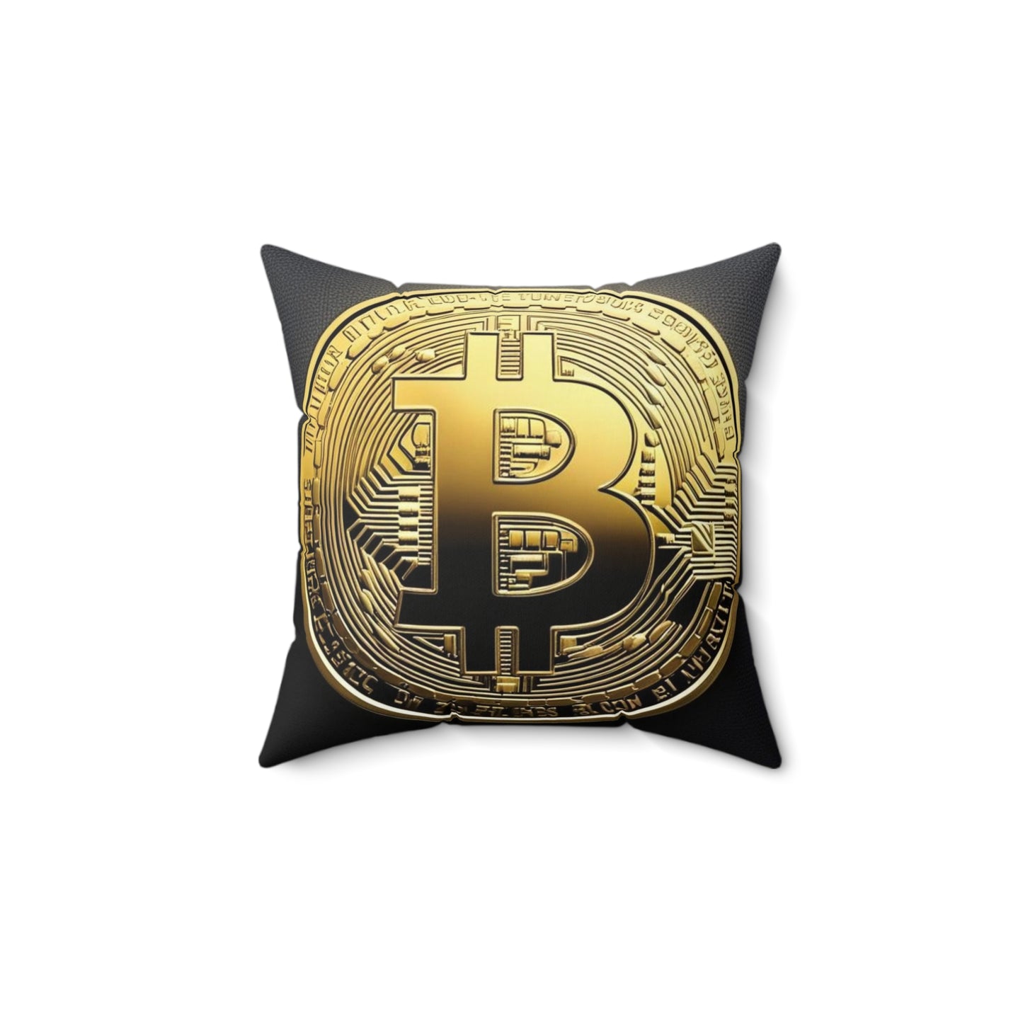 Bitcoin Square Pillow
