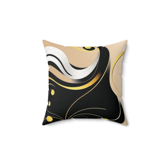 Spun Polyester Square Cushion sustainably recycled