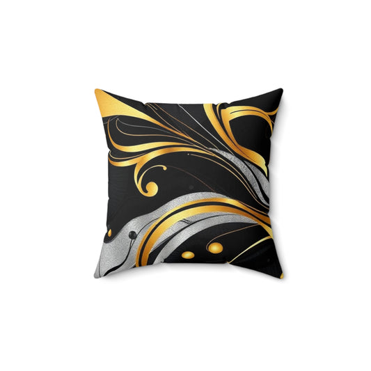 Spun Polyester Square Cushion sustainably recycled