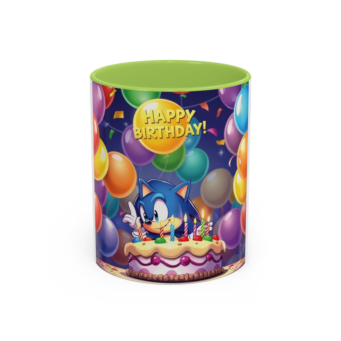 Sonic Birthday Party Gift mug Dutch Design