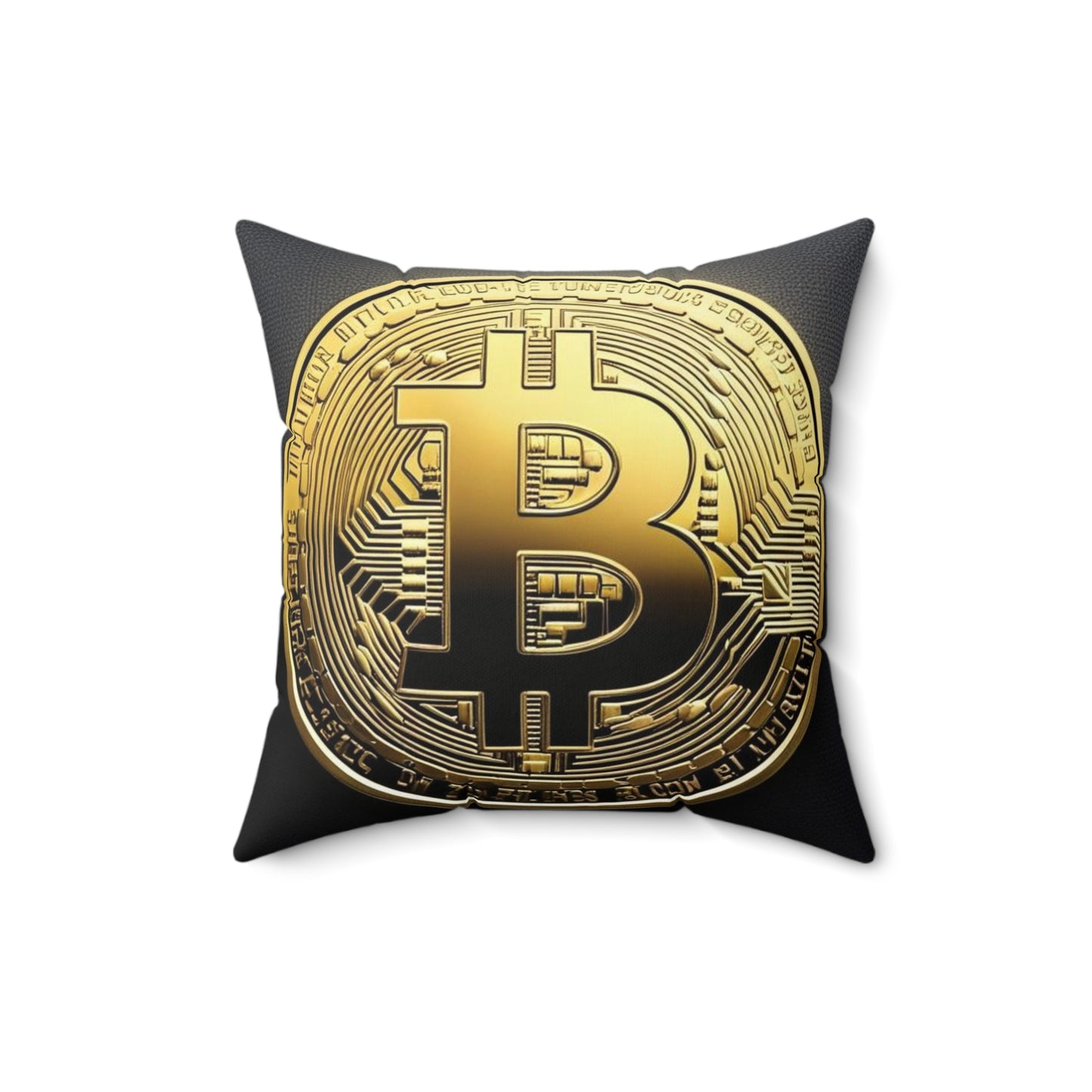 Bitcoin Square Pillow
