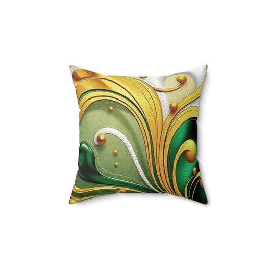 Spun Polyester Square Cushion sustainably recycled