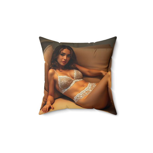 Spun Polyester Square Pillow