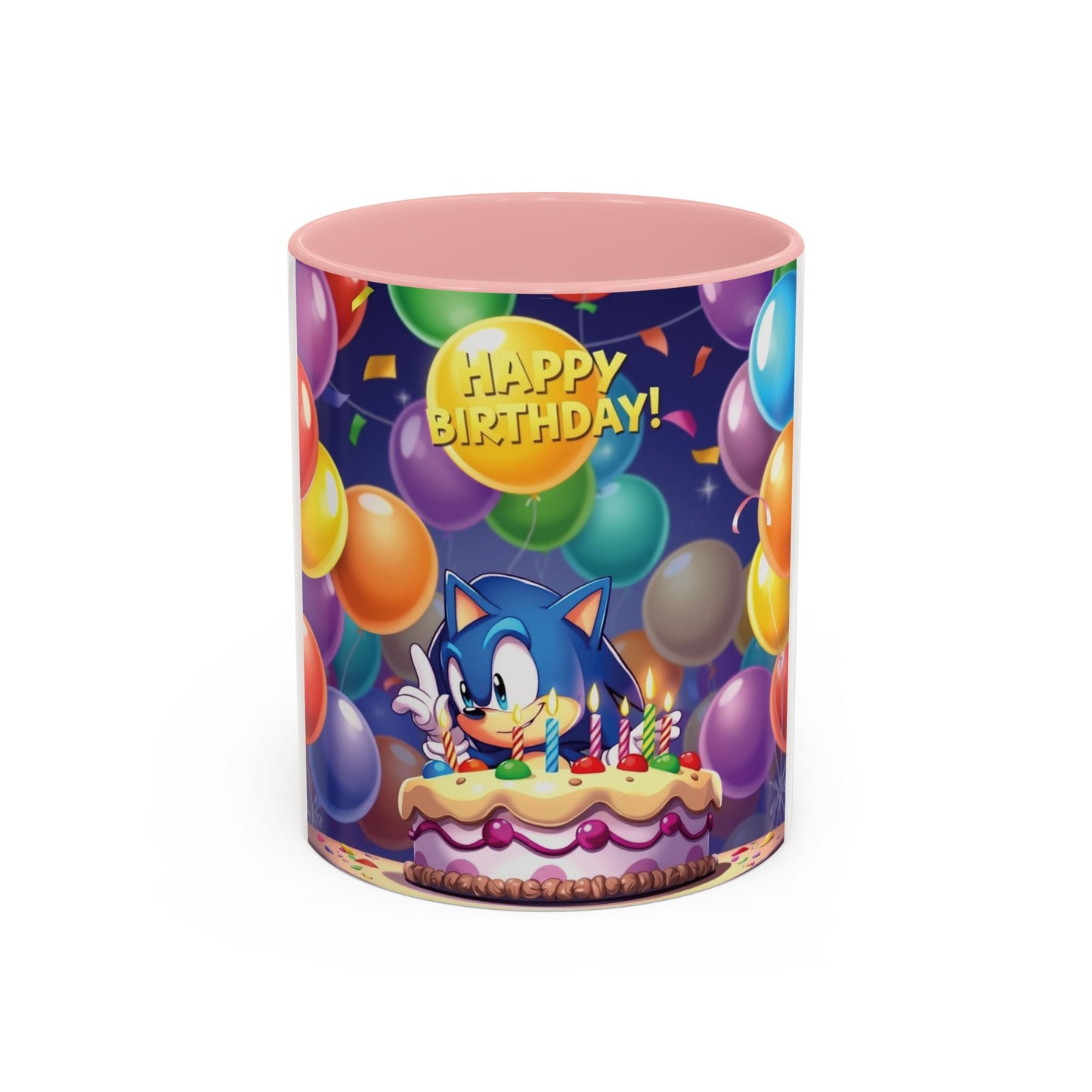 Sonic Birthday Party Gift mug Dutch Design